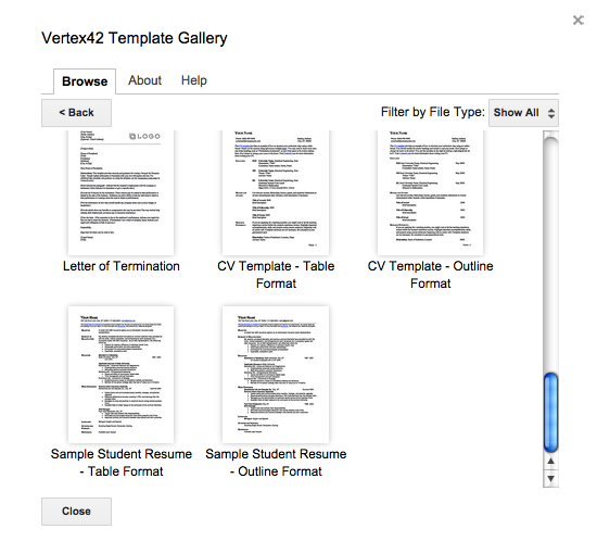 Creating Resumes With Vertex42 Templates Technology Pursuit