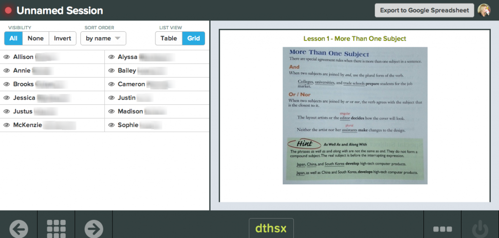 Presentation Session Example 2