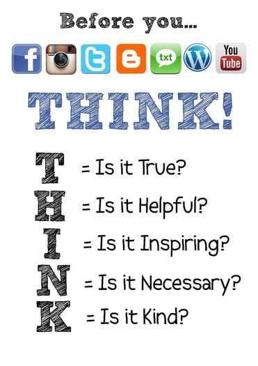 Image result for think before you post
